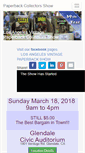 Mobile Screenshot of la-vintage-paperback-show.com